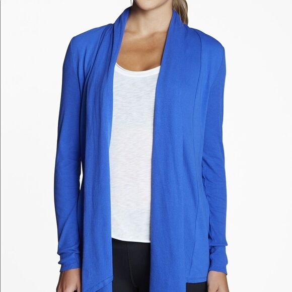 FABLETICS Astoria shrug in cobalt blue size small fits medium VGUC - Picture 2 of 7